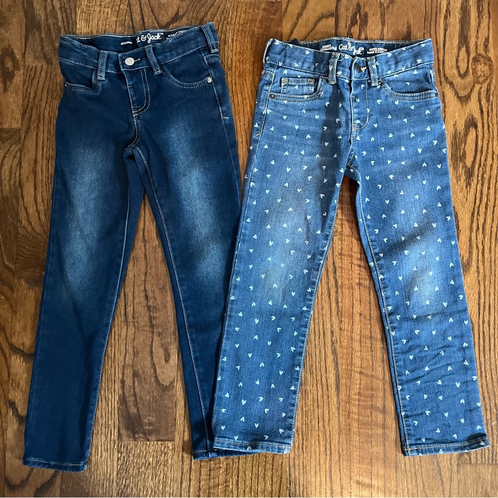 Cat & Jack stretch jean bundle
